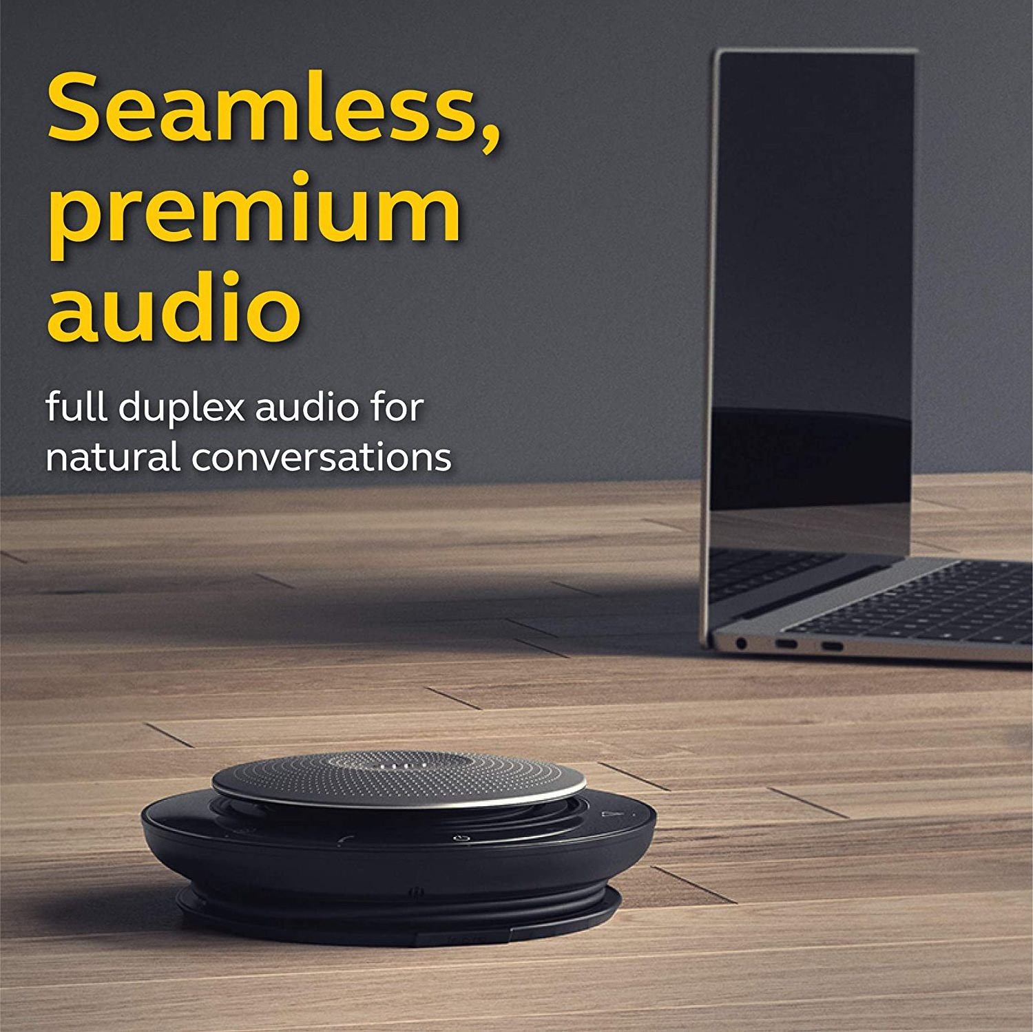 Jabra Speak 750 UC MS Wireless BLT Speaker with Amazing Sound for Conference Calls & Music