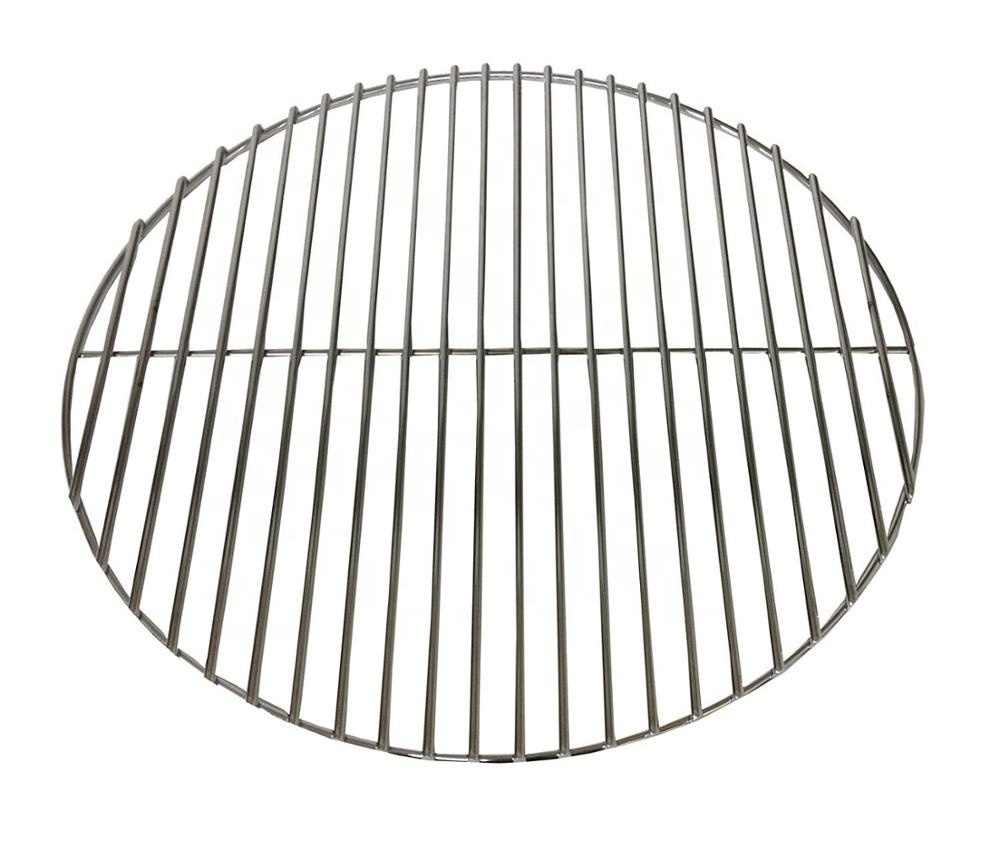 Grill Grid Grate,Nonstick Stainless Steel Grilling BBQ Mesh,Outdoor Round BBQ Campfire Grill Grid