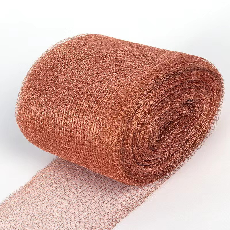 Copper Wool Fill Fabric,Copper Blocker Knitted for Distilling,Snail Birds Mouse Rat Rodent Control