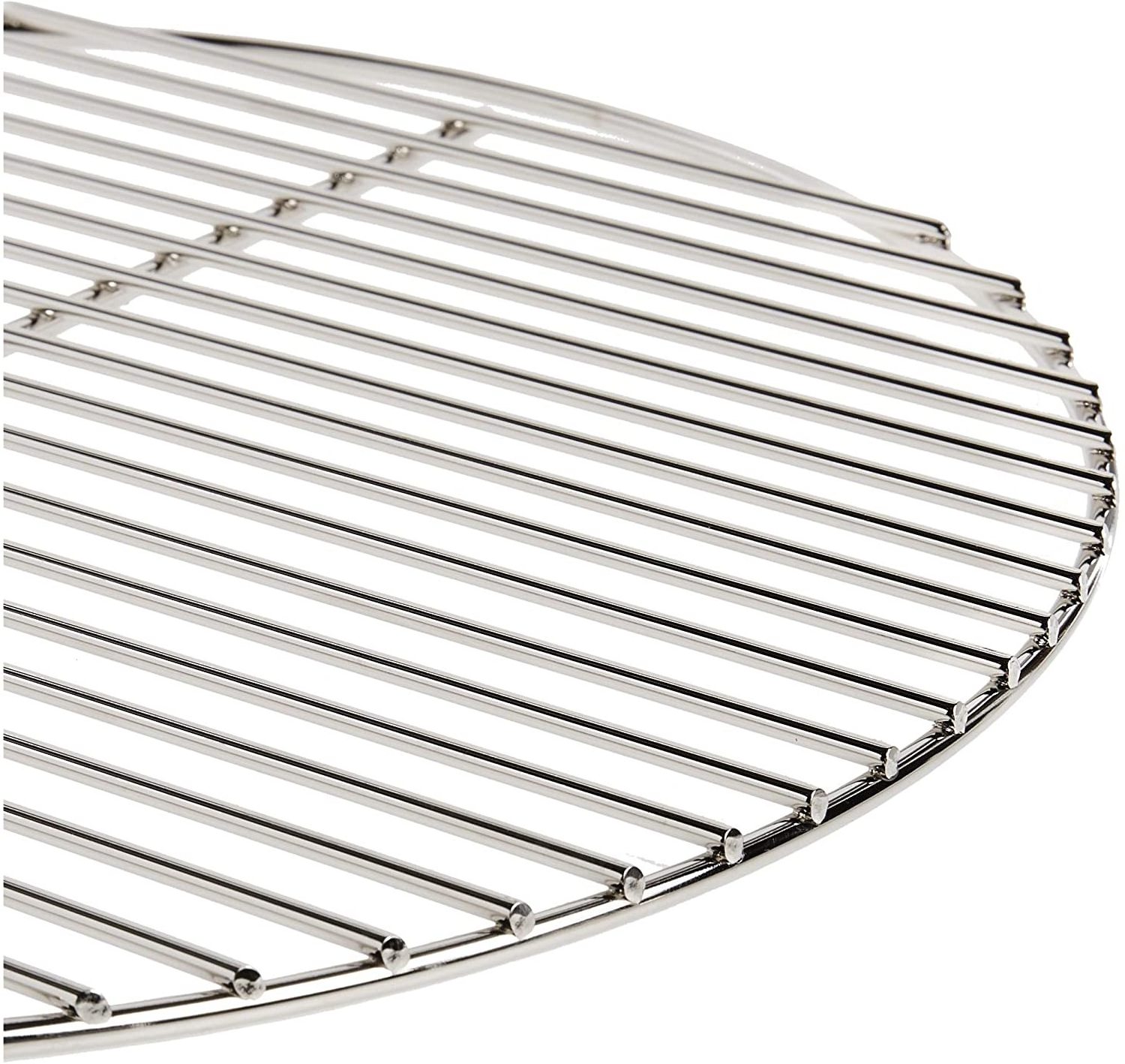 Grill Grid Grate,Nonstick Stainless Steel Grilling BBQ Mesh,Outdoor Round BBQ Campfire Grill Grid