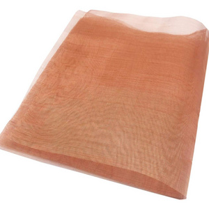 Ultra-thin Metal Copper Mesh /red copper mesh for shielding/ copper fabric wire mesh