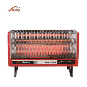 2000W heating wire 4 rod high temperature freestanding desktop tubular electric quartz decorative room House heater etl eco tube