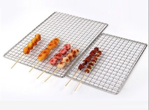 Square Barbecue Grill Mesh  Stainless Steel BBQ Grill Mesh