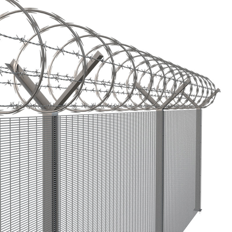 358 high security Anti Climb Security Fence Anti Cut Welded Wire Mesh Fencing For Small Holes