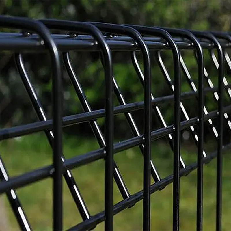 Rolltop Steel Wire Fence Triangle Bending Brc Fence