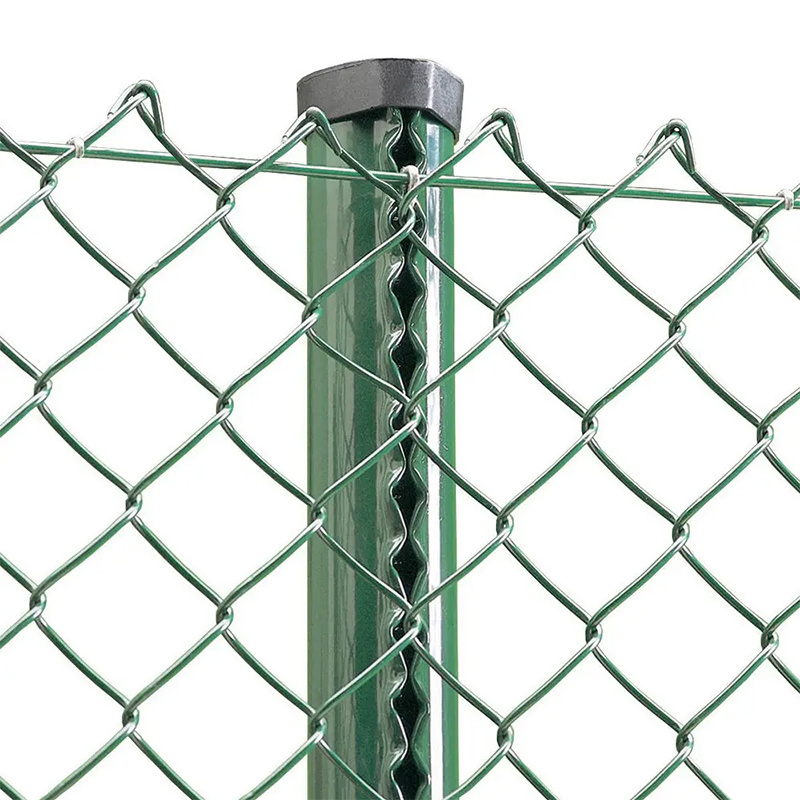 Factory price diamond cyclone 8 gauge used plastic chain link fence kenya for sale