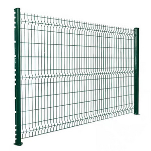 Garden hot-dip galvanized 3D wire mesh fence Pvc coated 3D fence panel Plastic coated 3D curved fence