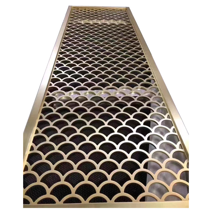 Customized Stainless Steel Decorative Screen Room Dividers Curtain Walls for Partition Wall Panels