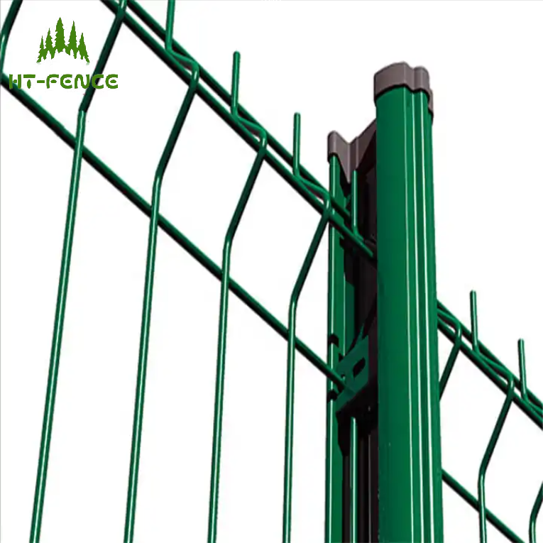 Easy Installation Garden Security Perimeter  bending guardrail 3D  Wire Mesh Fence