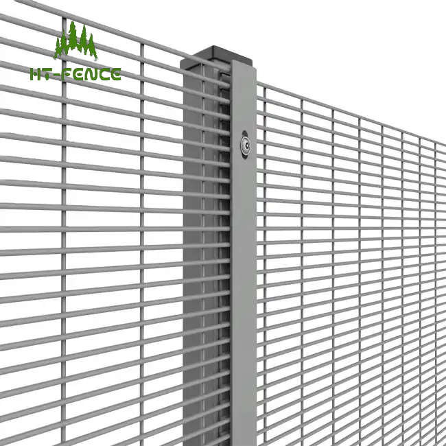 HT-FENCE Powder Coated anti climb 358 security fencing