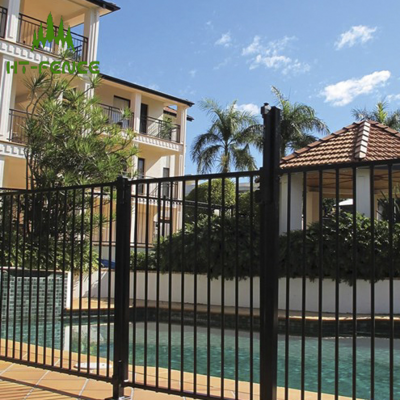 HT-FENCE Outdoor used pool fence panels 6x8 removable wrought iron fence