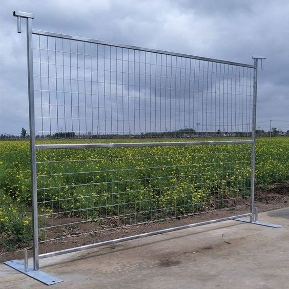 HT-FENCE Portable removable 6x12 temp metal fencing mesh temp fence panel