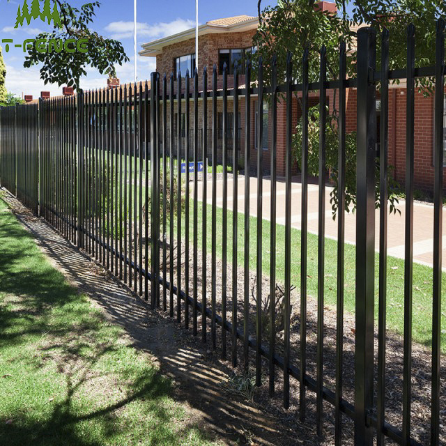 HT-FENCE Outdoor used pool fence panels 6x8 removable wrought iron fence