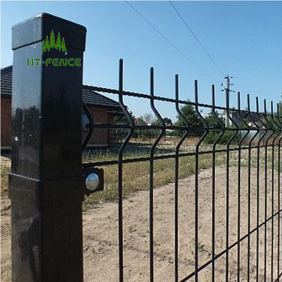 Easy Installation Garden Security Perimeter  bending guardrail 3D  Wire Mesh Fence