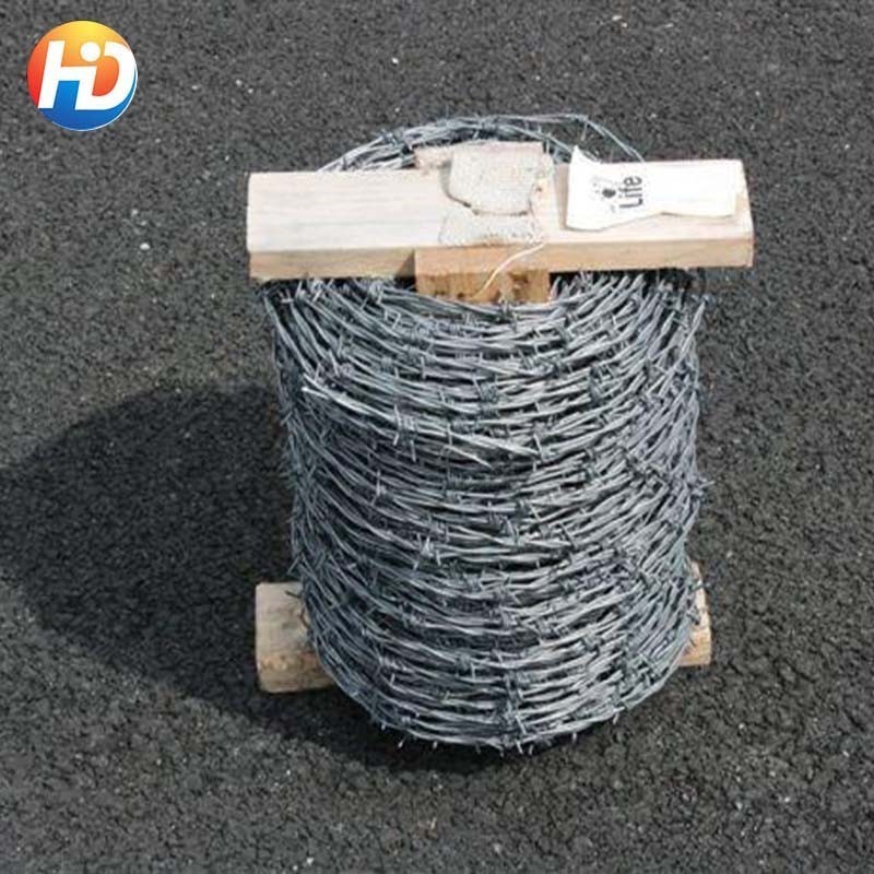 Philippines Market Low Price Galvanized 50kg 500 Meters Gi Barbed Wire Prison Fencing Price Per Roll