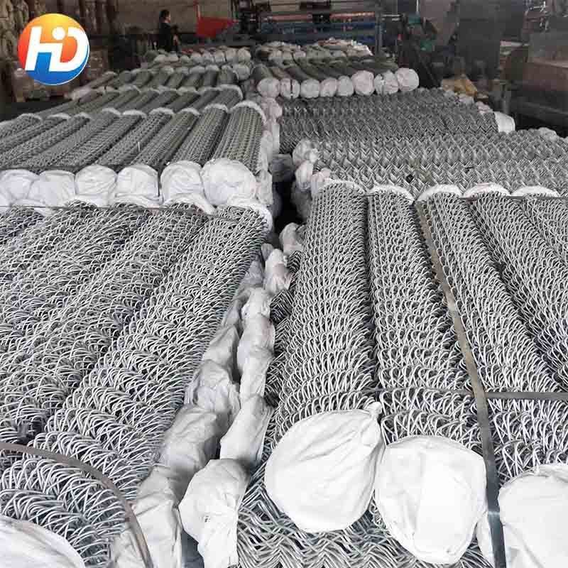 6ft 7ft Height Full Galvanized Chain Link Mesh Roll Price For Fence Of Panel