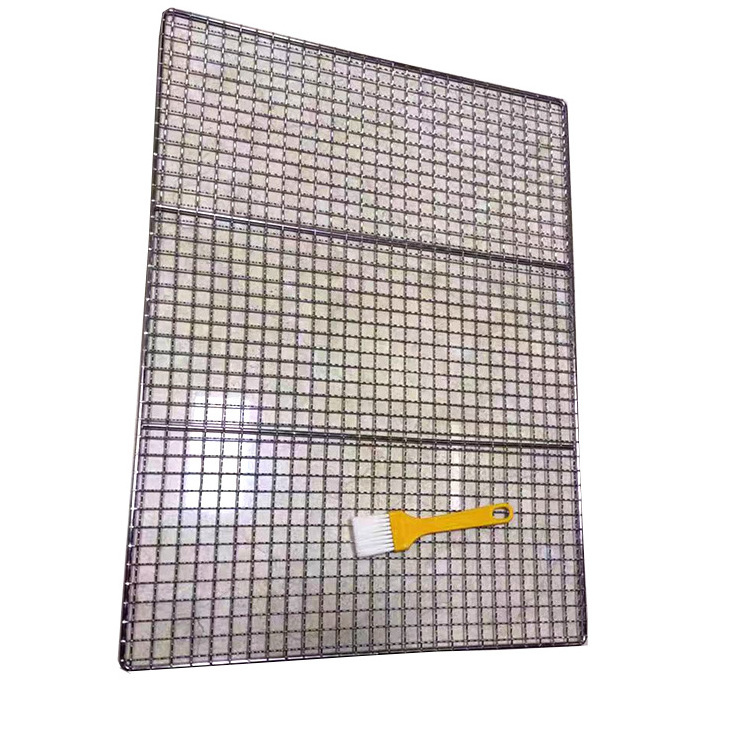 Factory Direct Sale Custom Non Stick Barbecue Cooking Grill Wire Mesh Stainless Steel Bbq Mesh