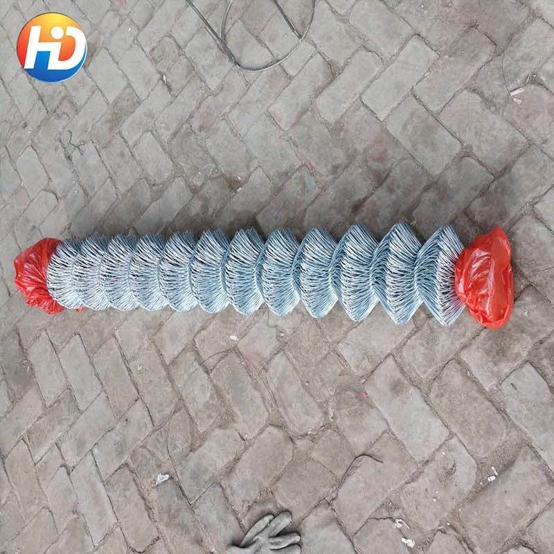 16kg Per Roll 1.5mm Wire Diameter 1.5m*22m Chain Link Mesh Gi Fencing Wire Galvanized Square Hole Diamond Mesh Chain Link Mesh