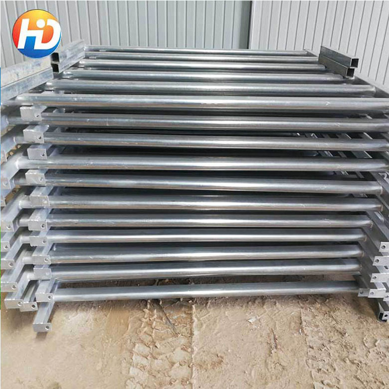 Cheap horse goat panel for sale, metal corral cattle panel farm gate,portable oval tube livestock panel