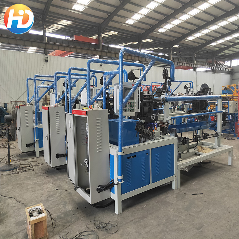 High quality Synthetic Chain link fence machine Diamond wire mesh Making Machine