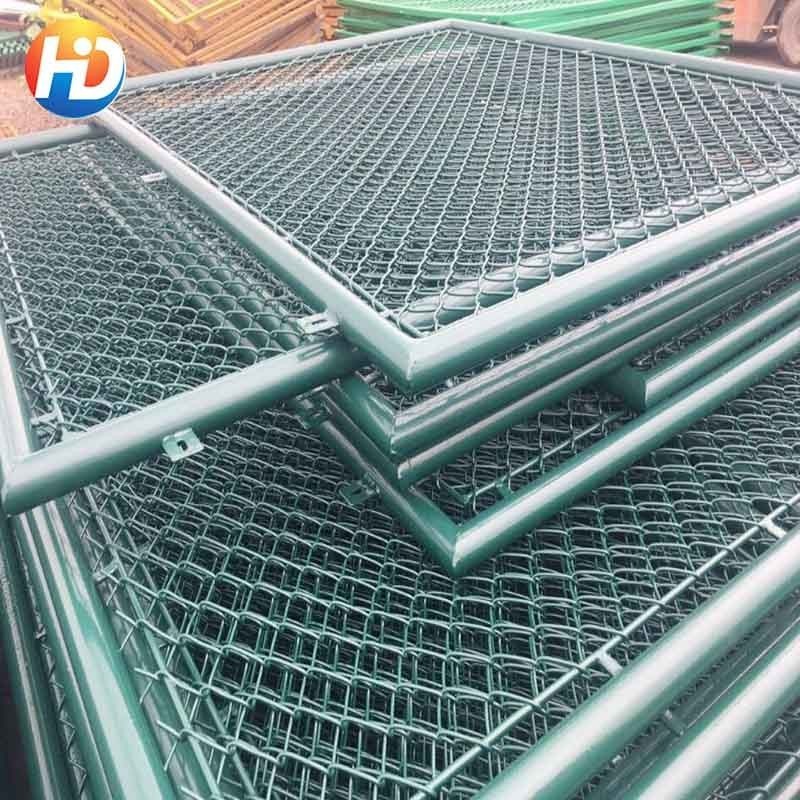 100 Ft Roll Vinyl Coated Galvanized Diamond Hole Chain Link Wire Mesh Fencing Easy Installed At Privacy Area