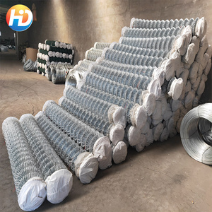 16kg Per Roll 1.5mm Wire Diameter 1.5m*22m Chain Link Mesh Gi Fencing Wire Galvanized Square Hole Diamond Mesh Chain Link Mesh