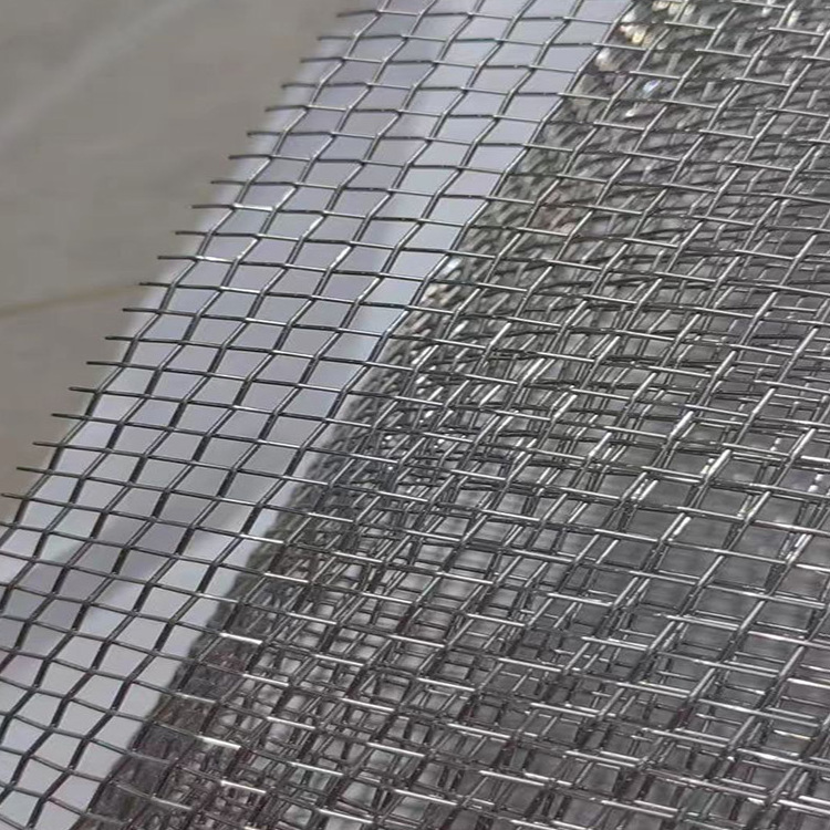 1.5x1.5m Crimped Wire Mesh Vibrating Screen Spring Ss316 Mesh Stainless Steel Crimped Wire Mesh