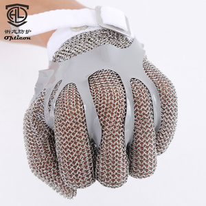 stainless steel mesh safety glovesstainless steel protective gloves316l Stainless Steel Five Fingers Metal Mesh Glove