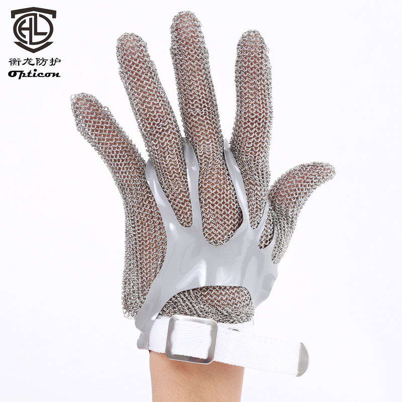 stainless steel mesh safety glovessteel gloves for butcher316l Stainless Steel Five Fingers Metal Mesh Glove