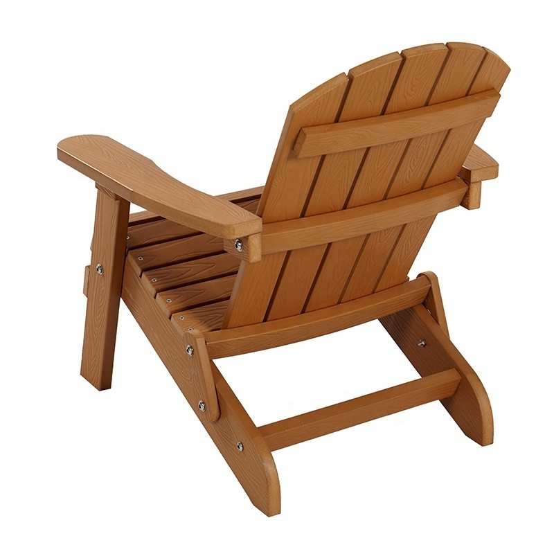 Brown Hotel Swimming Pool Furniture Outdoor Patio Garden Recycled Plastic Wood Chair