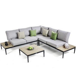 Factory Wholesale Garden Set Modern Aluminium Sectional Sets Patio Louis Outdoor Furniture Sofa