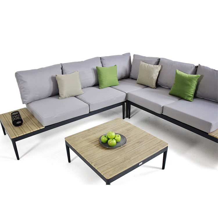 Factory Wholesale Garden Set Modern Aluminium Sectional Sets Patio Louis Outdoor Furniture Sofa