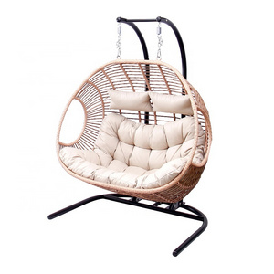 Brand New Wicker Patio Garden Furniture Two Seater Outdoor Balcony Double Rattan Hanging Chair