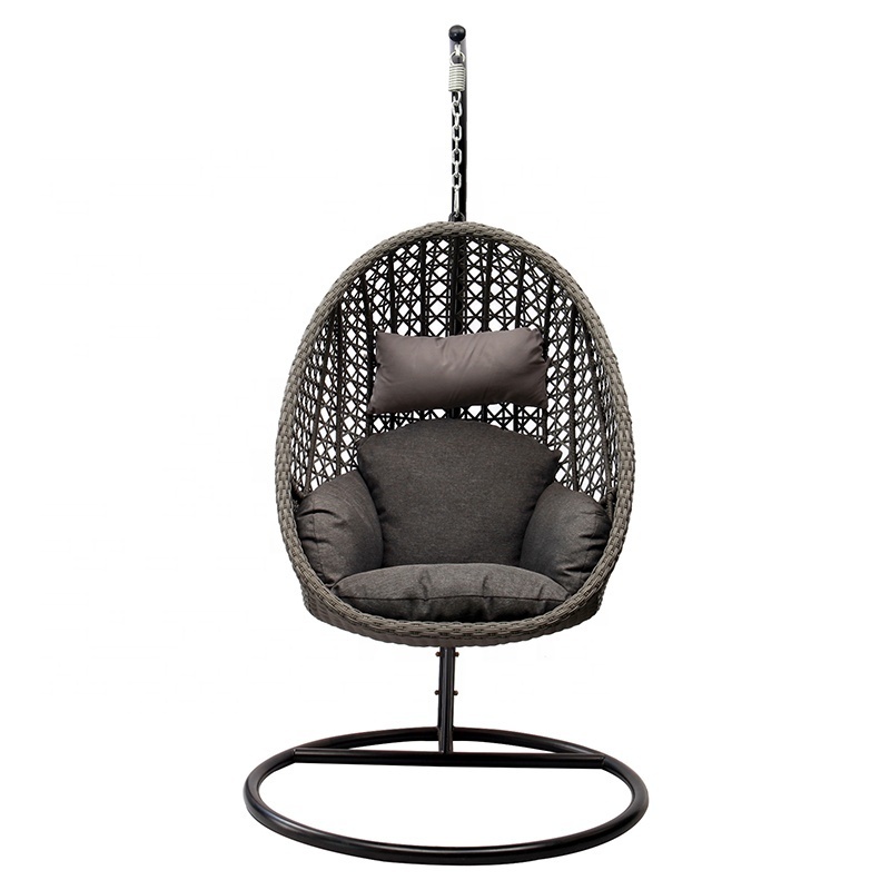 Modern Waterproof Wicker Garden Patio Furniture Outdoor Rattan Egg Swing Hanging Chair