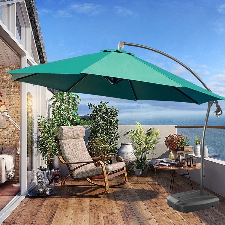 Outdoor Garden Patio Leisure Way Sun Metal Beach UV Parasol Sunshade Tent Big Pool Beach Umbrella