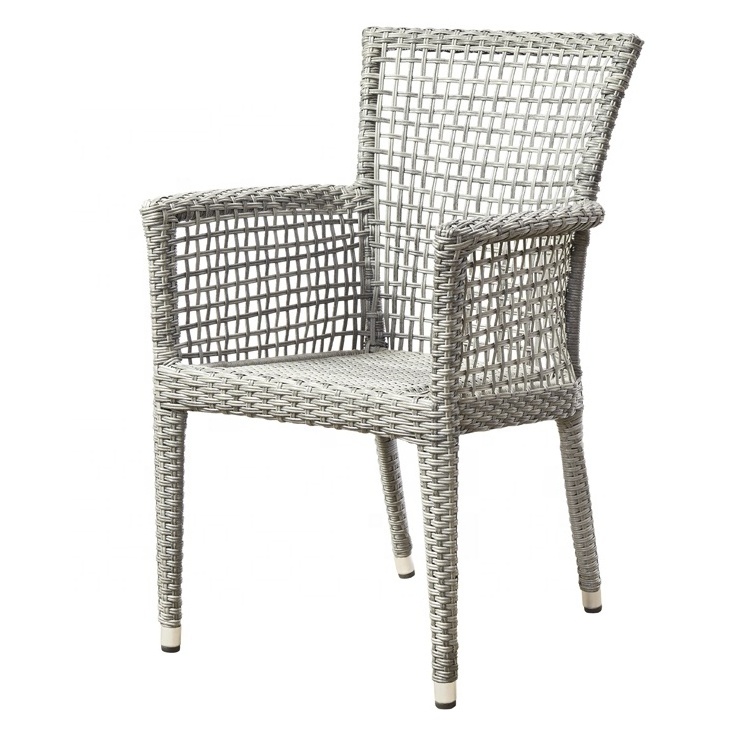 Garden Indonesia Bistro Dining Metal Furniture  Outdoor Rattan Wicker Chair