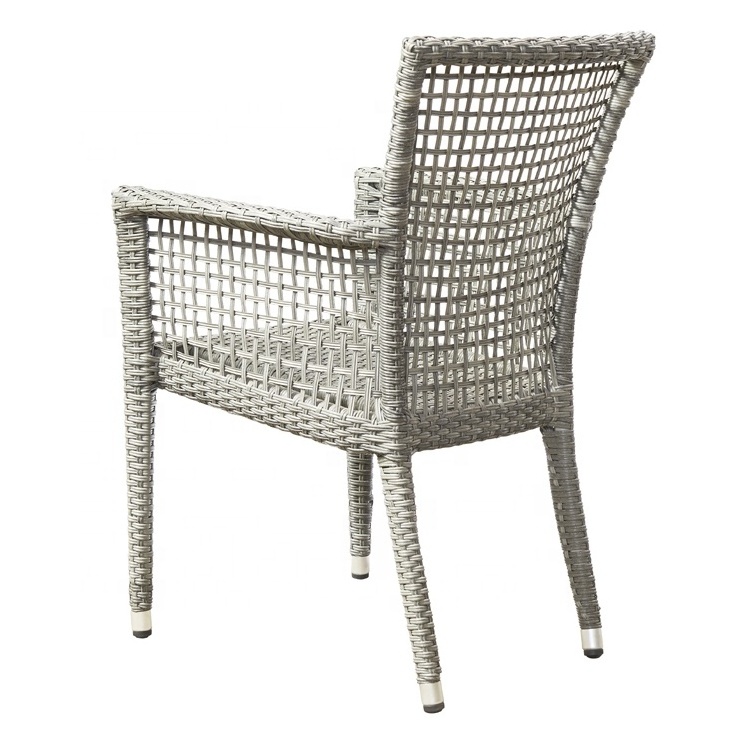 Garden Indonesia Bistro Dining Metal Furniture  Outdoor Rattan Wicker Chair