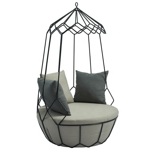 Nice Design Metal Porch Nest Chair Seats Outdoor Ceiling Swing Chair ...