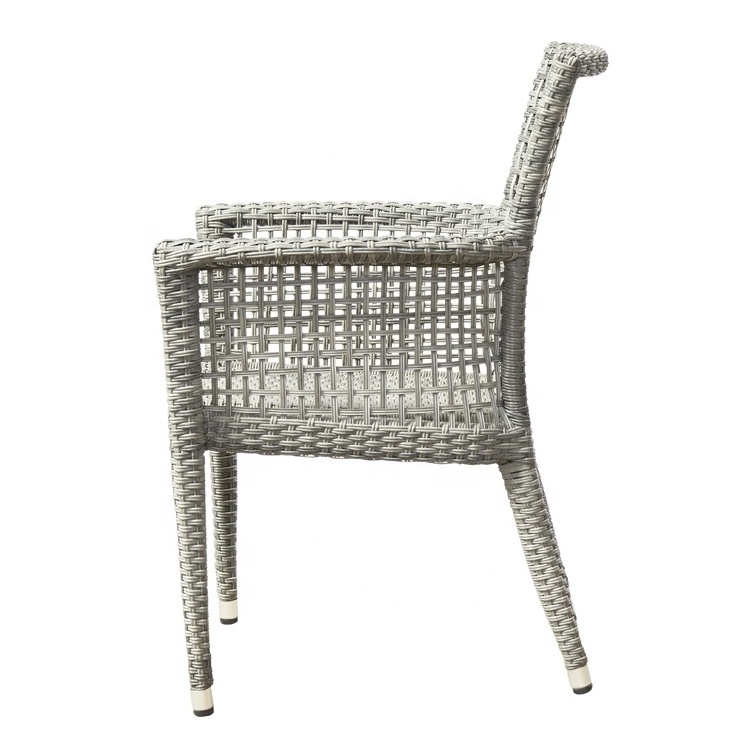 Garden Indonesia Bistro Dining Metal Furniture  Outdoor Rattan Wicker Chair