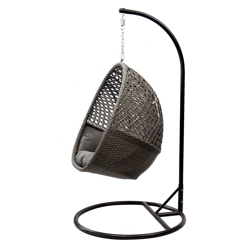 Modern Waterproof Wicker Garden Patio Furniture Outdoor Rattan Egg Swing Hanging Chair