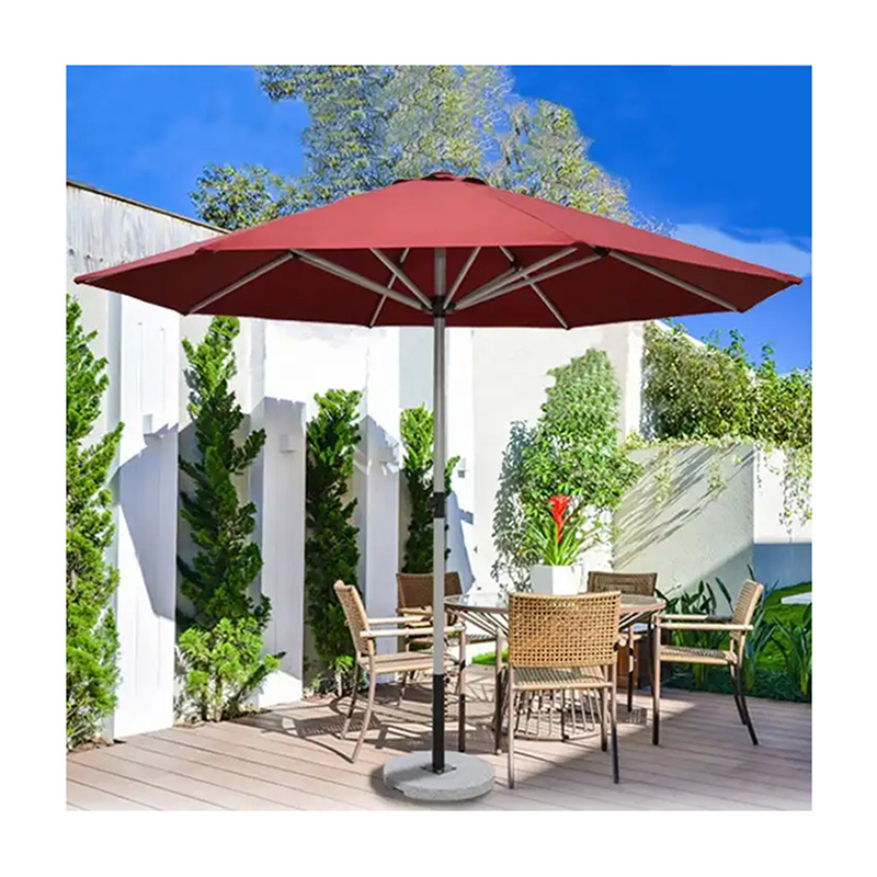 Windproof Waterproof Chinese Large Garden Patio Sun Beach Aluminum Umbrella Tent Parasol Outdoor