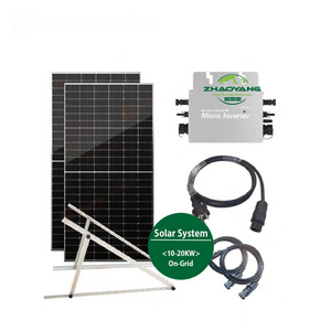 2024 Solar Panels 10kw-20kw solar system on grid 10000 watts full set solar kit for solar farm system