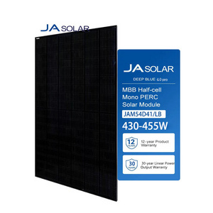 EU warehouse in stock germany solar panel full black 430-455w solar panels black frame pv module fast shipping to door