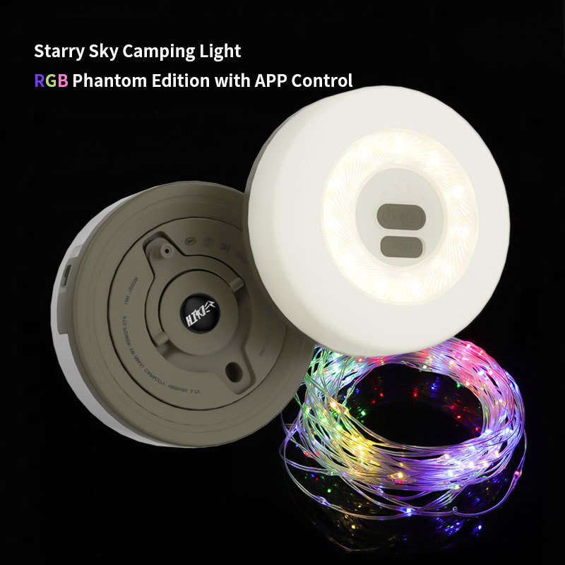 Indoor outdoor Adjustable camping portable string lights dimmer USB Rechargeable Led Camping Lantern 10m Decorative Strip Light