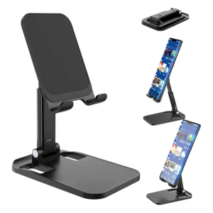 2024 HOT Foldable 90 Degree Rotating ABS Desktop Stand for Mobile Phone Tablet Great Stability for Phone iPad Stand