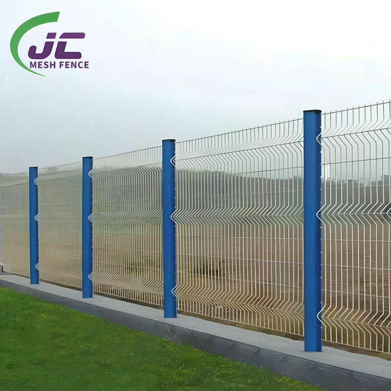 Customized high quality Home Outdoor 3D metal Curved Welded Wire Mesh Garden Fence For Fence Panel Pvc Fence