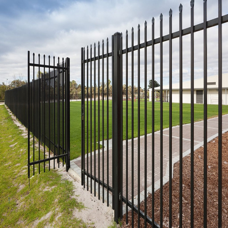 Iron Fence Pickets with Pressed Spear Top for garden construction