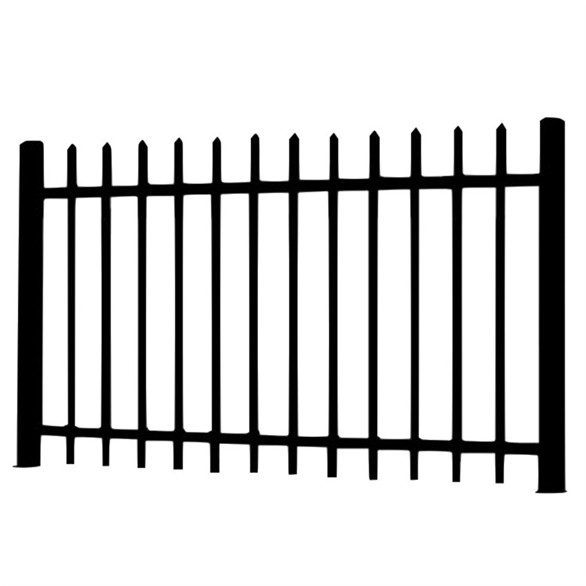 Chinese Factory Price Galvanized Home Garden Solid Decorative Metal Picket Fence