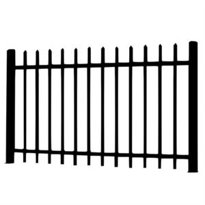 Chinese Factory Price Galvanized Home Garden Solid Decorative Metal Picket Fence