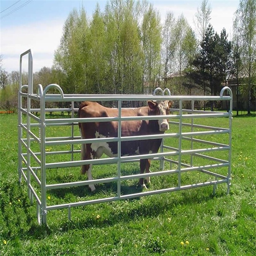 Hot Sale Durable Custom Used Heavy Duty Galvanized Steel Pipe Livestock Cattle Metal Farm Gate Design